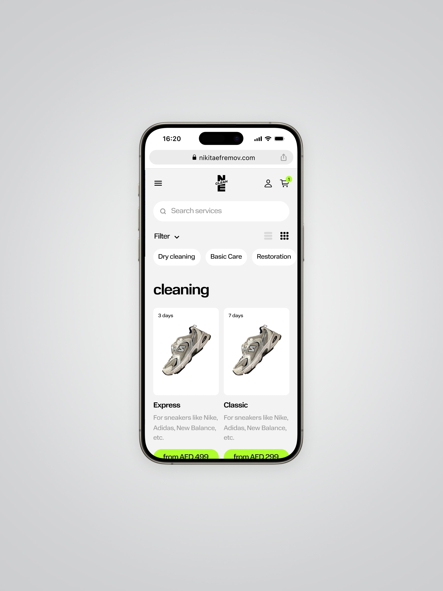 Sneaker Cleaning Service